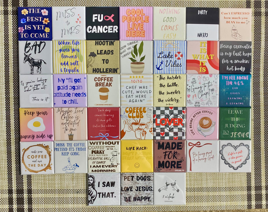 Premade Magnets - 2"x 2"