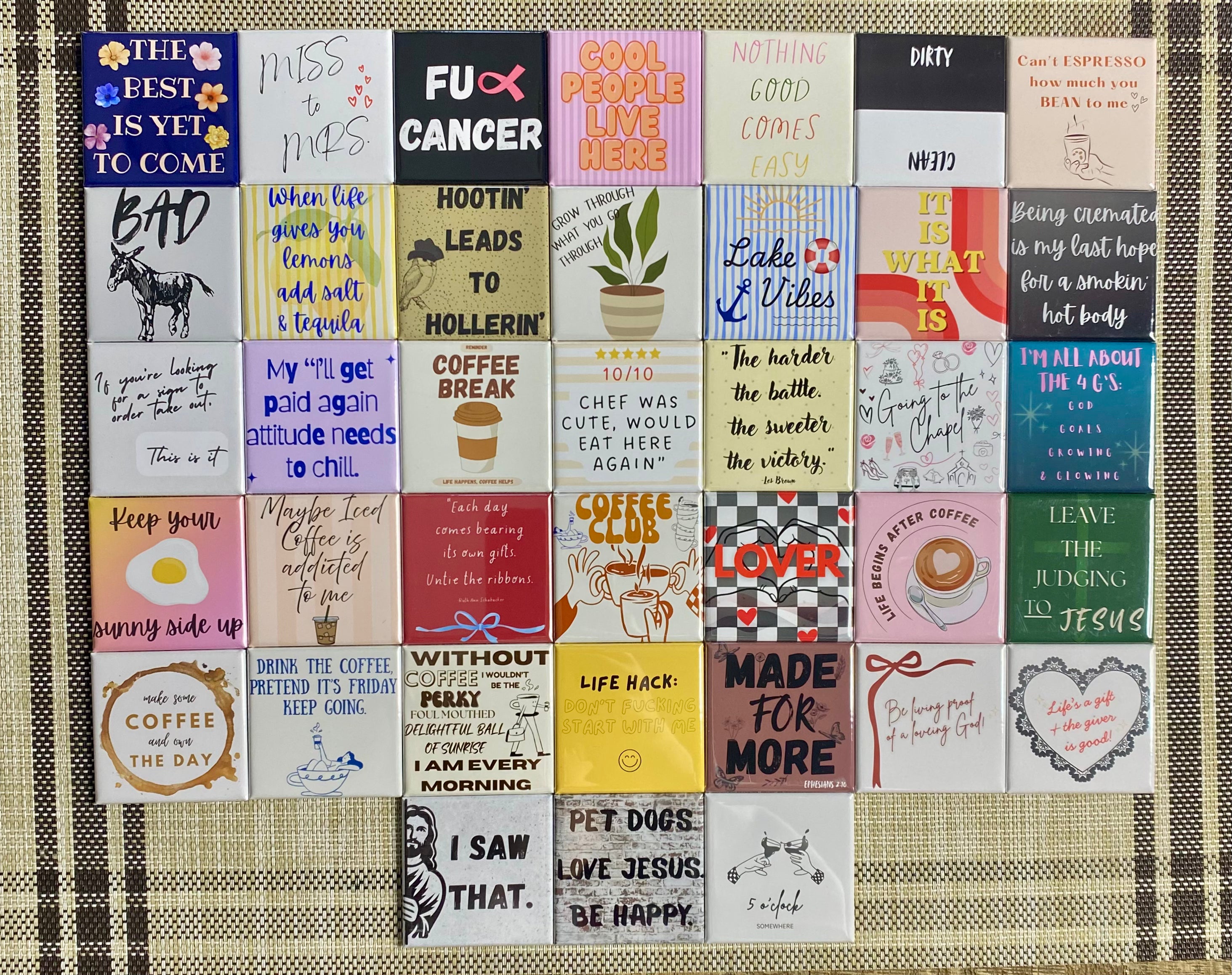 Premade Magnets - 2"x 2"